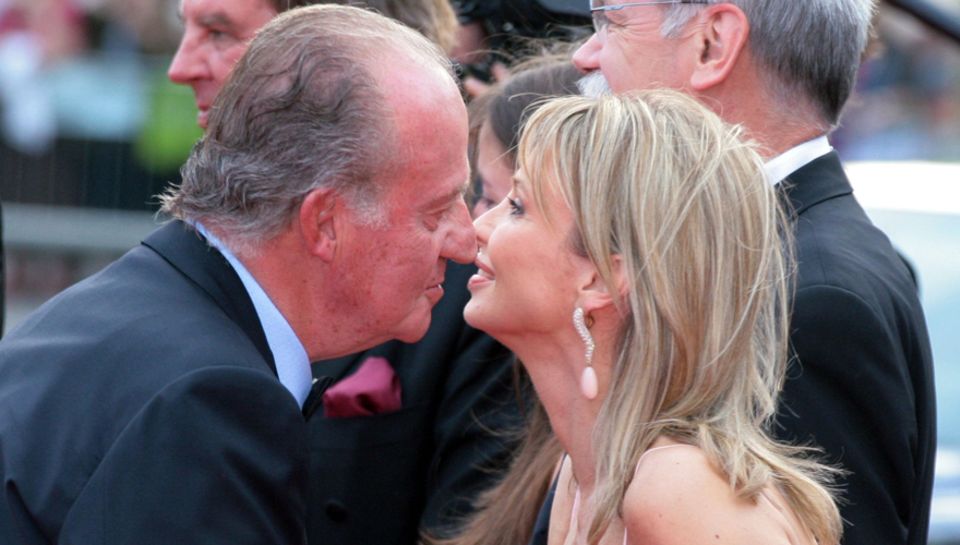 Der König und die Deutsche: Juan Carlos und Corinna zu Sayn-Wittgenstein-Berleburg beim Laureus Sport Award 2006 in Barcelona. D Der König und die Deutsche: Juan Carlos und Corinna zu Sayn-Wittgenstein-Berleburg beim Laureus Sport Award 2006 in Barcelona. D