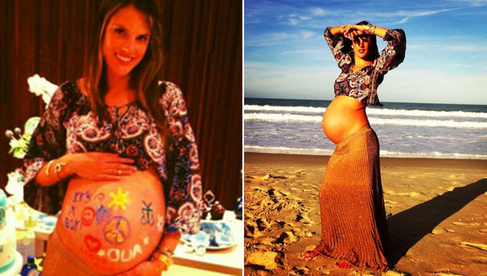 Alessandra Ambrosio ließ die Öffentlichkeit via Twitter an ihrer Schwangerschaft teilhaben.