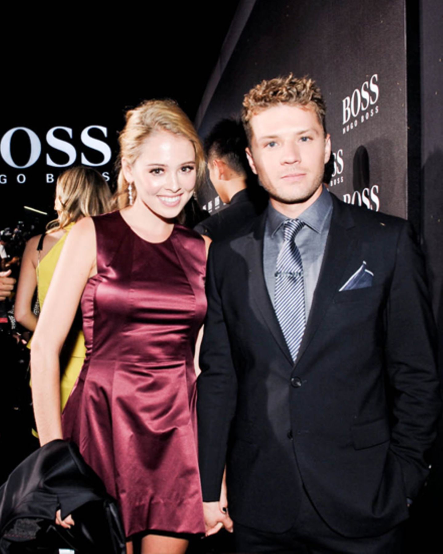 Hollywood-Star Ryan Phillippe reiste mit Freundin Paulina Slagter an. Hollywood-Star Ryan Phillippe reiste mit Freundin Paulina Slagter an.