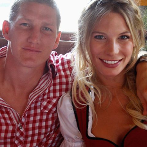 Bastian Schweinsteiger und Sarah Brandner