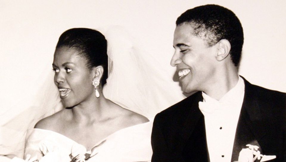 3. Oktober 1992: Hochzeitstag von Michelle und Barack Obama 3. Oktober 1992: Hochzeitstag von Michelle und Barack Obama