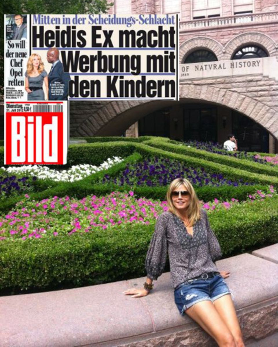 Dagegen, dass die "Bild"-Zeitung ihren Nachwuchs abbildete, ging Heidi Klum sofort vor. Sie twitterte jüngst ein Foto von sich v