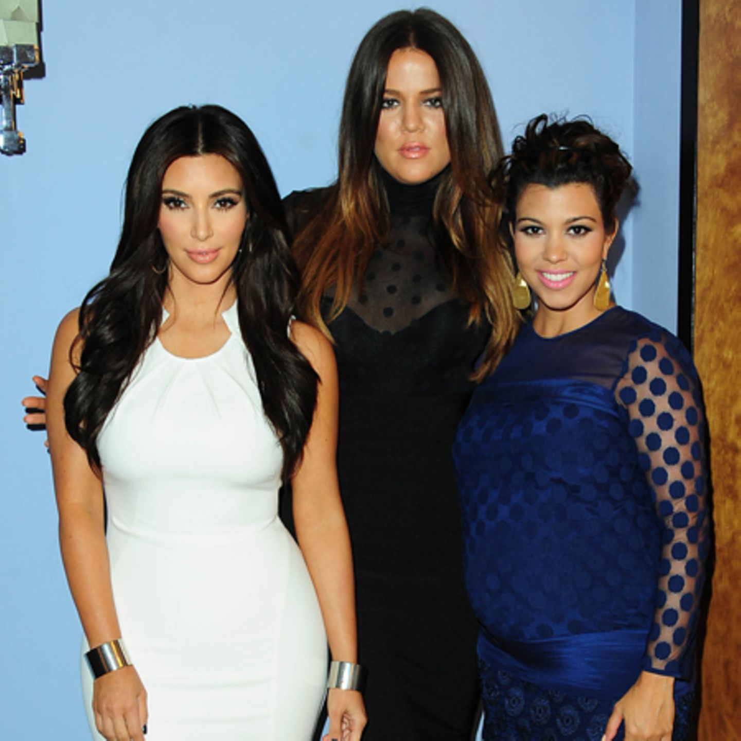 Kim, Khloé, and Kourtney Kardashian