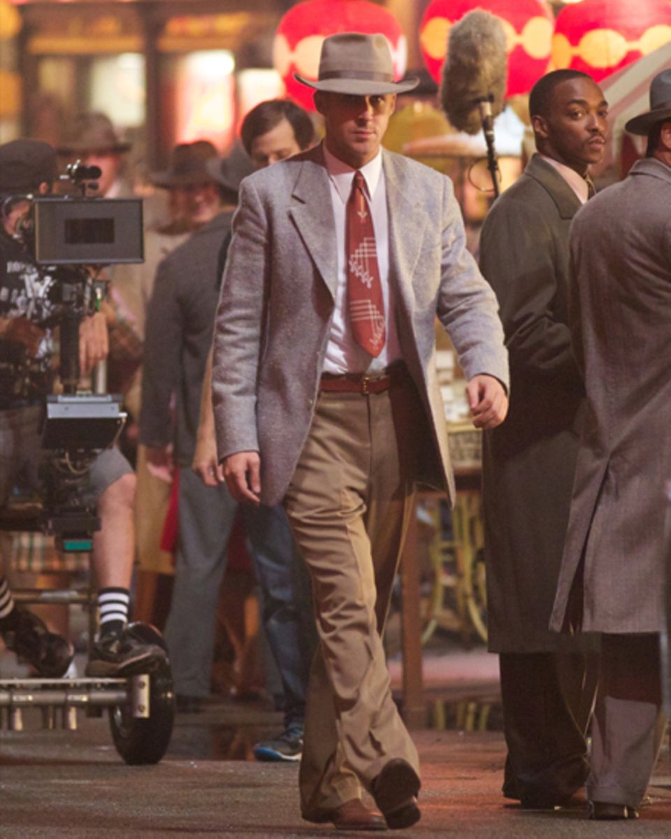 Ryan Gosling steht in New York für "Gangster Squad" erneut vor der Kamera.