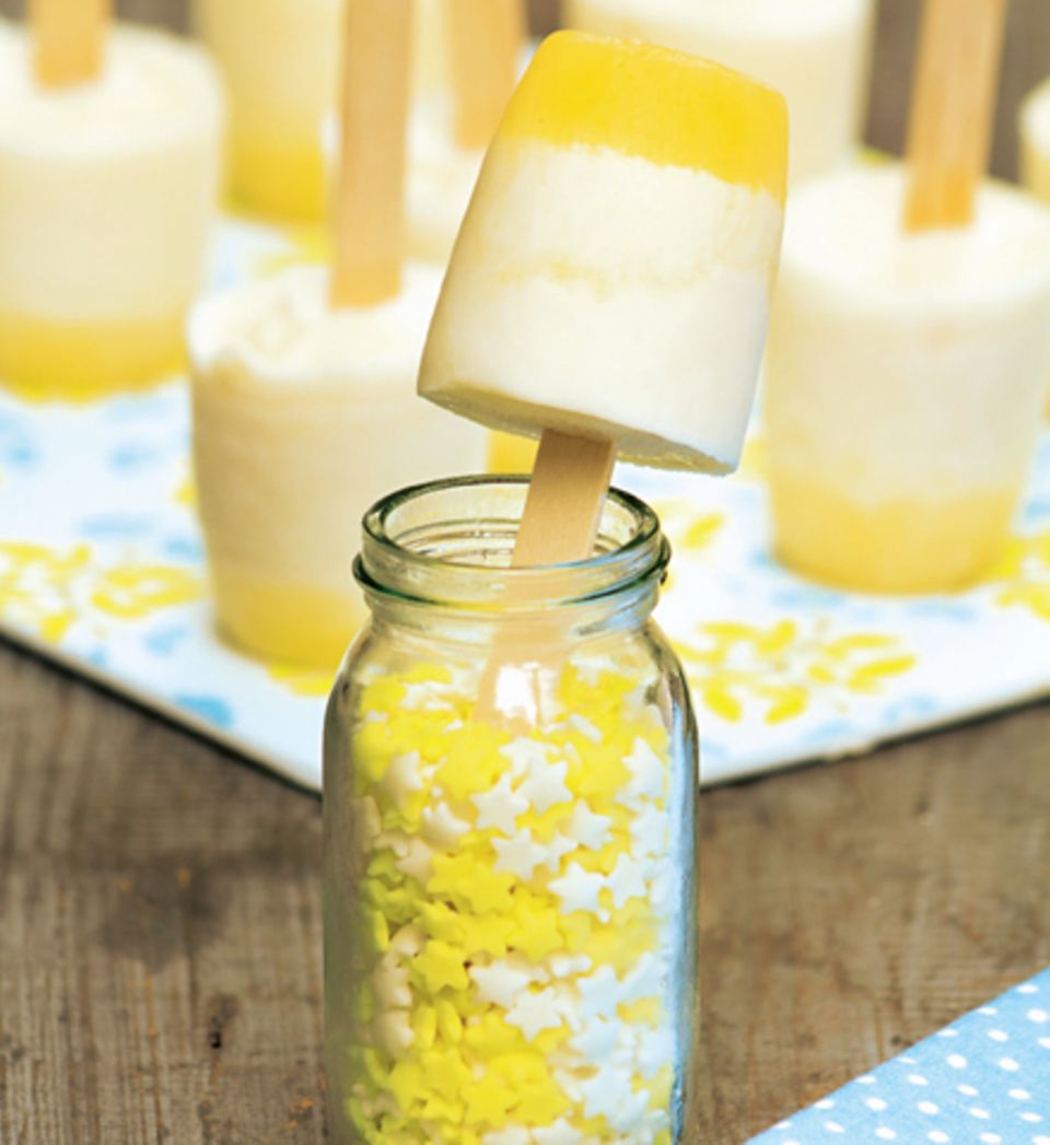 Pina-Colada-Eis am Stiel Pina-Colada-Eis am Stiel