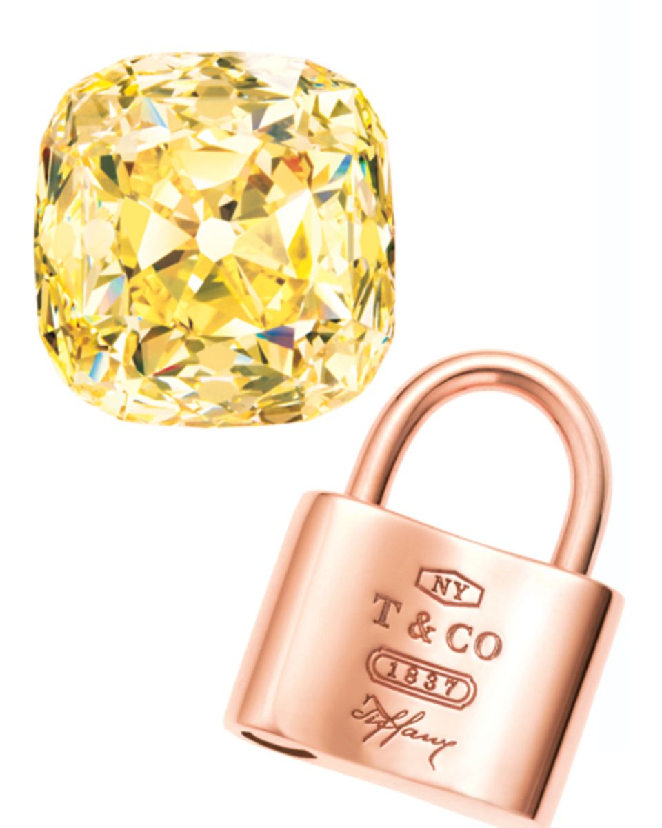 1978 kaufte Charles Tiffany den größten gelben Diamant der Welt, "The Tiffany Diamond". 2012 erfindet das Unternehmen ein Metall