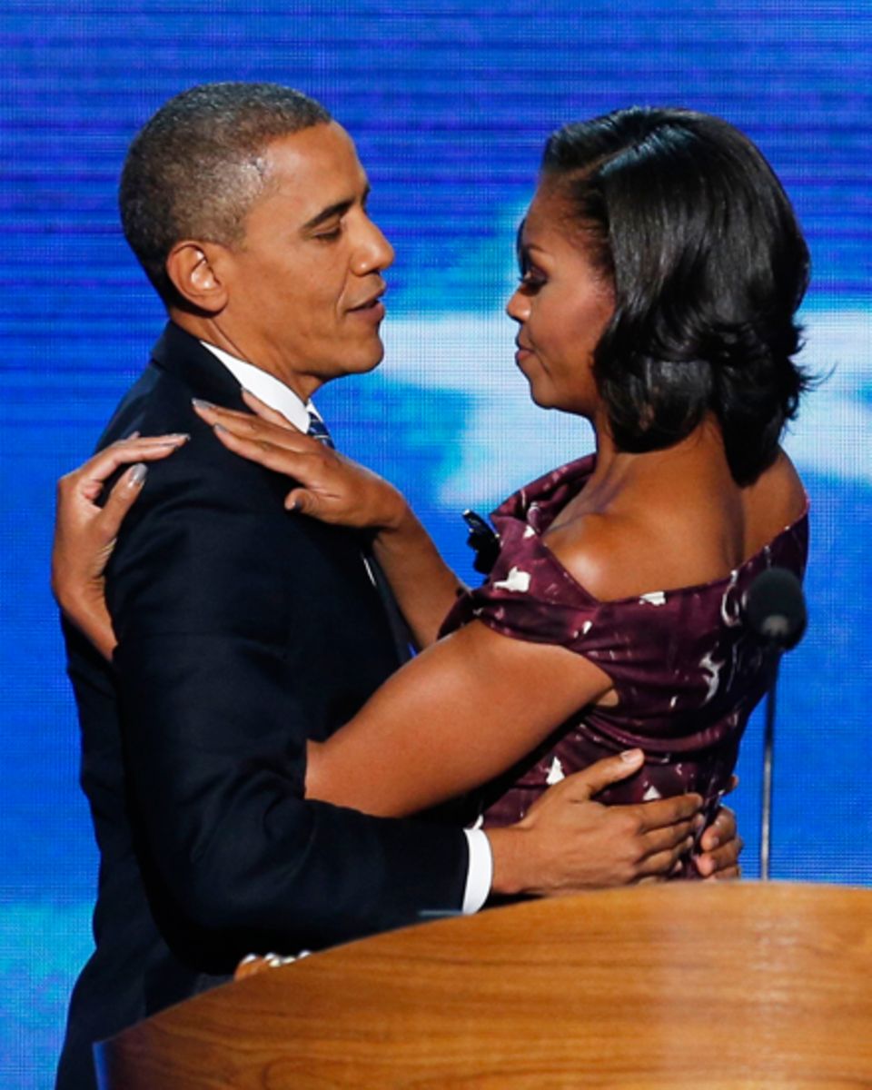 Ohne Michelle läuft für Barack Obama nichts. "Er würde jederzeit hinschmeißen, wenn ich ihn darum bäte", sagt sie. "Aber es geht