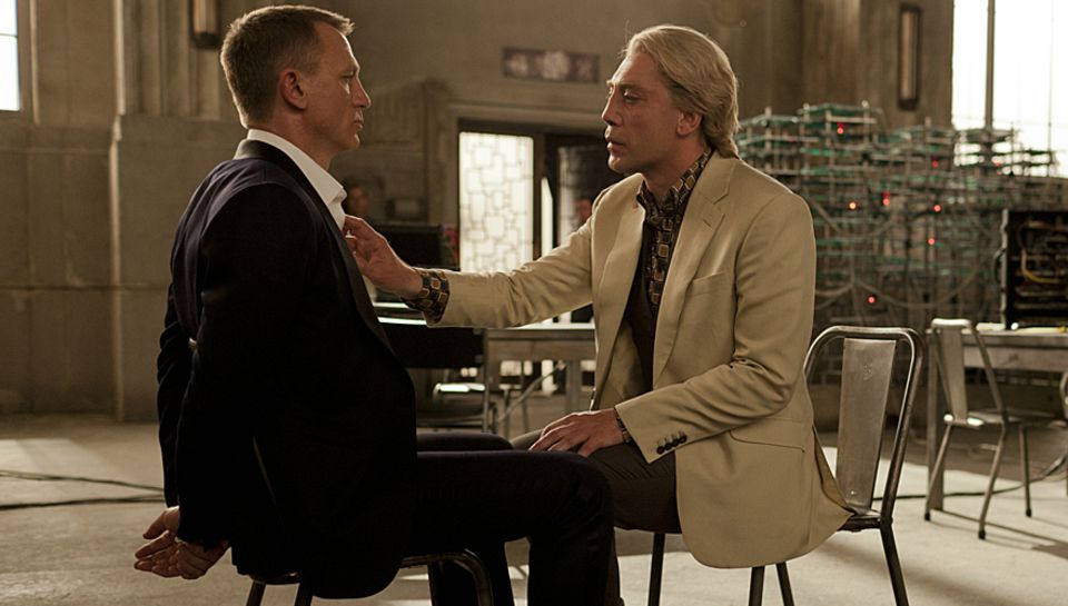 Genialer Bösewicht: "Silva" (Javier Bardem) will "James Bond" an die Wäsche.