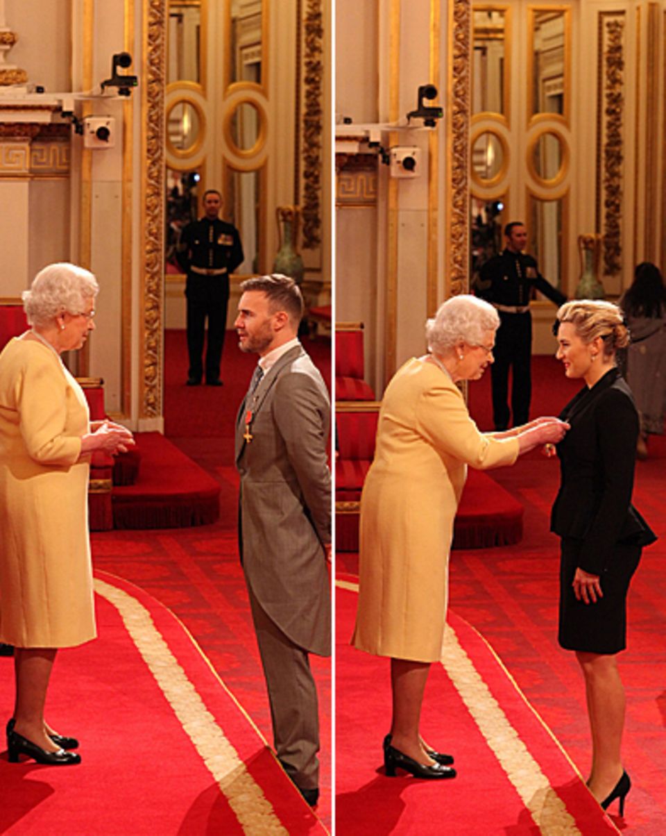Queen, Barlow, Winslet Queen, Barlow, Winslet