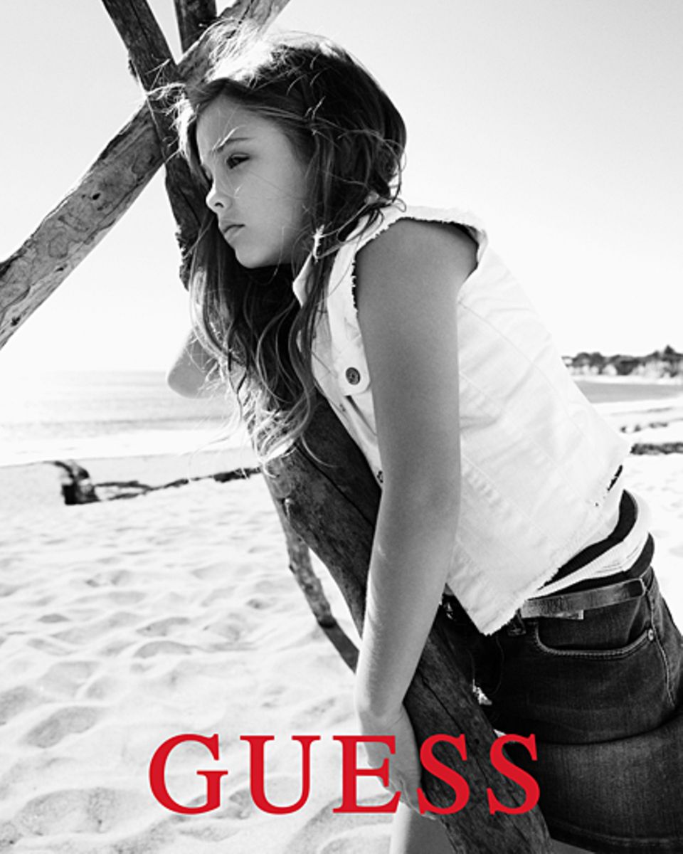Dannielynn Birkhead für die "Guess kids Spring 2013"- Werbekampagne.