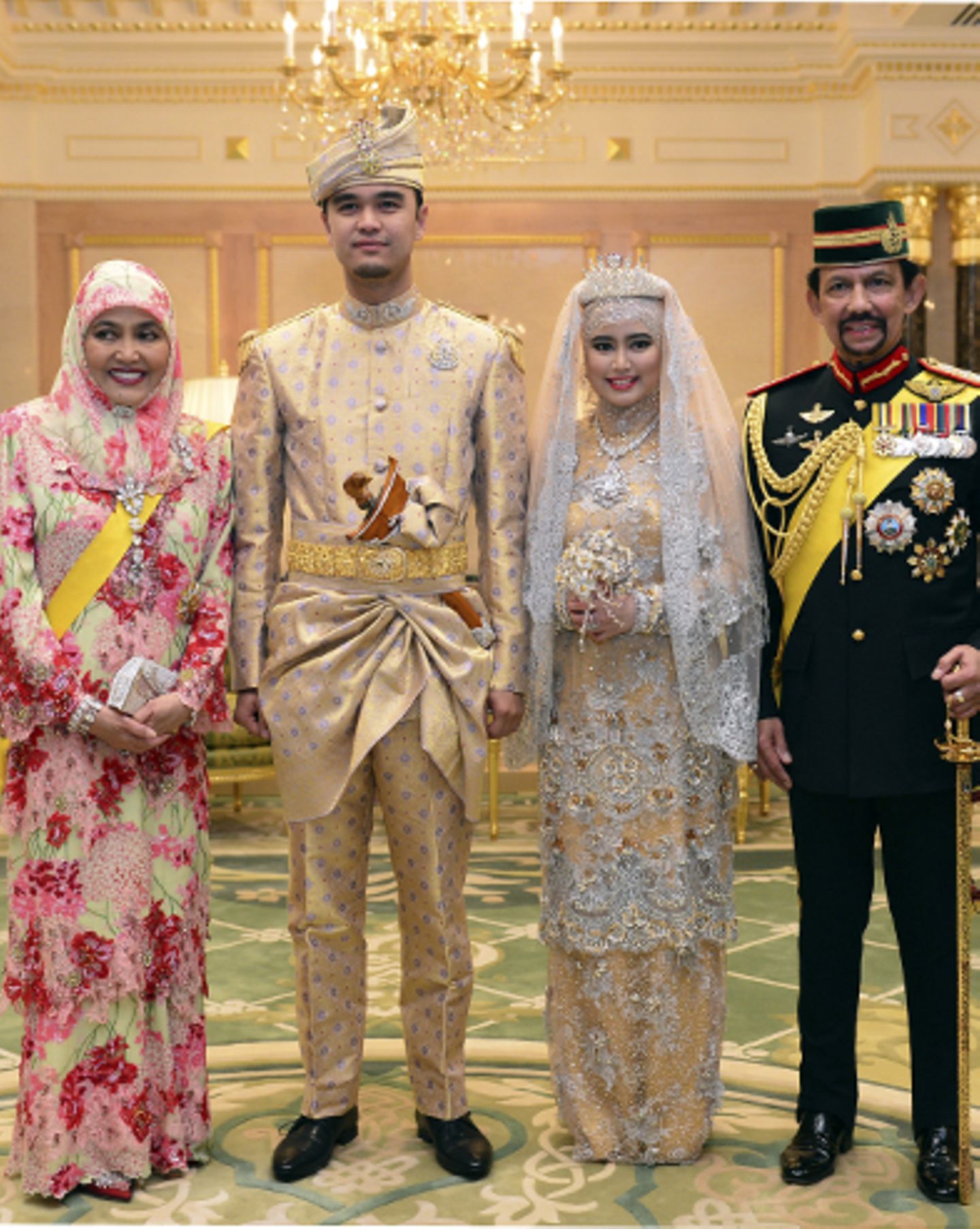 Königin Saleha, Muhammad Ruzaini, Prinzessin Hafizah, Sultan Hassanal Bolkiah