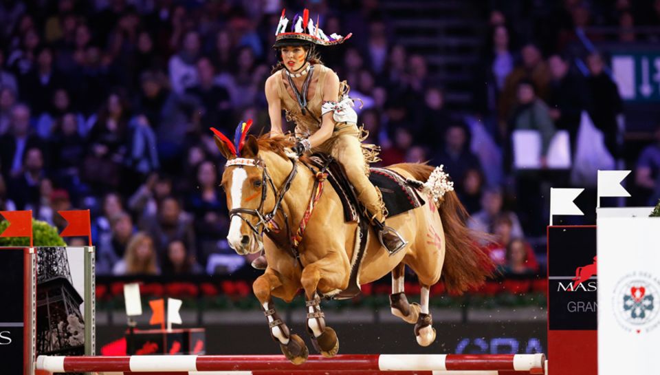 Beim "Style & Competition"-Wettbewerb am Wochenende in Paris trat Charlotte Casiraghi mit ihrem Pferd Rubins Quibelle an. Verkle
