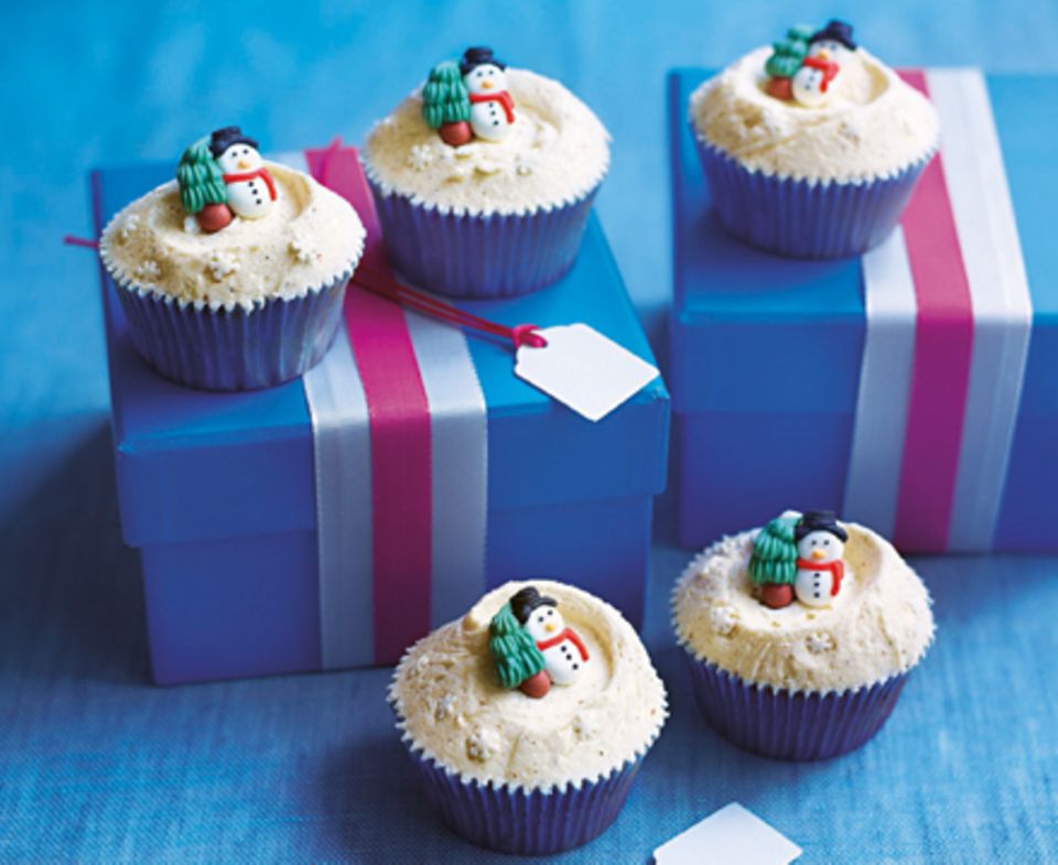 Weihnachtstörtchen - Eggnogg-Cupcakes Weihnachtstörtchen - Eggnogg-Cupcakes