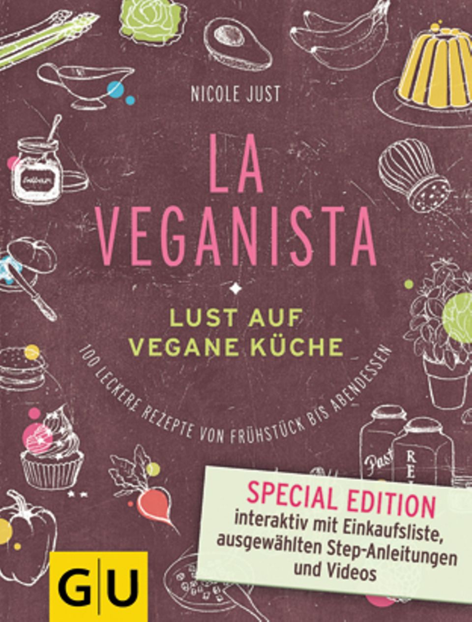 "Vegan ja, Verzicht nein", lautet das Credo von "La Veganista"-Autorin Nicole Just. Mit mehr als 100 bunten Rezepten zeigt sie die Vielfalt dieser Küche, die ohne tierische Produkte auskommt. Neuinterpretationen von Rouladen und Gulasch inklusive. ("La Veganista", GU Verlag, 192 S., 16,99 Euro)