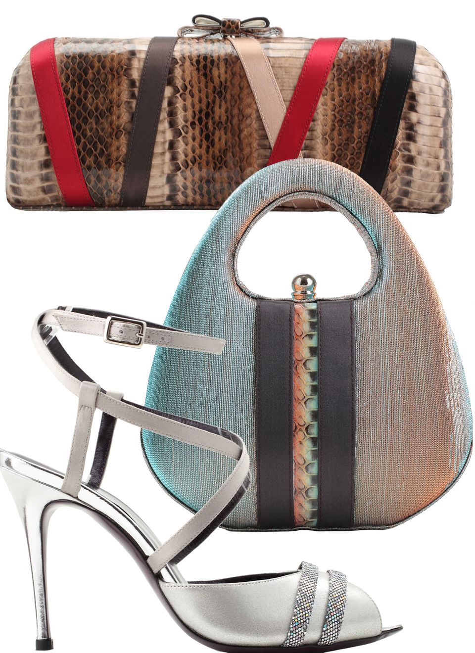 Talbot Runhof: In den vergangenen Saisons wurde das wichtige Accessoire-Geschäft immer stärker ausgebaut.Vor allem Abendtaschen und elegante High Heels, etwa aus Python-Leder, überzeugen die Kundinnen. In den vergangenen Saisons wurde das wichtige Accessoire-Geschäft immer stärker ausgebaut.Vor allem Abendtaschen und elegante High Heels, etwa aus Python-Leder, überzeugen die Kundinnen.