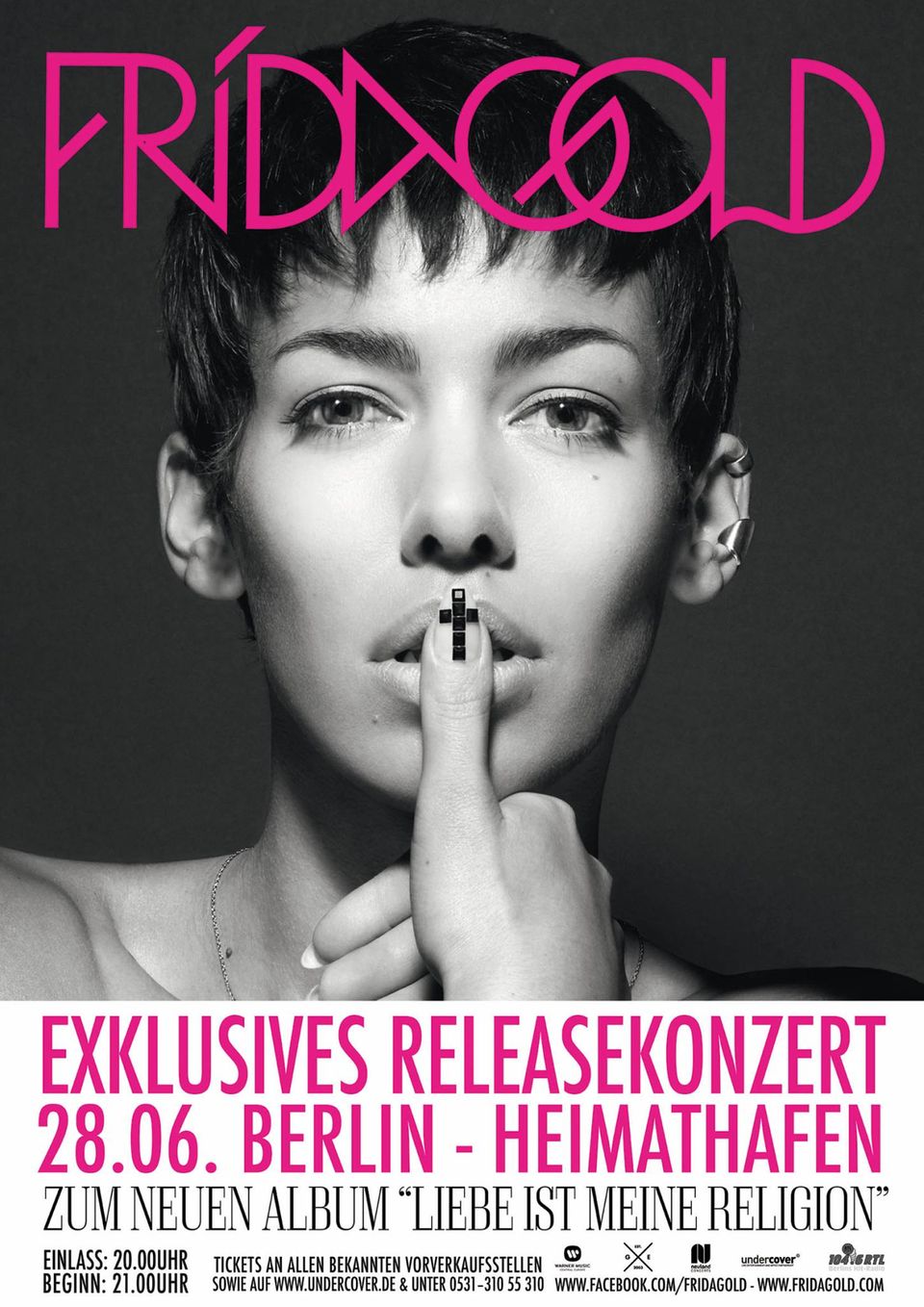 Alina Süggeler auf dem Cover des neuen "Frida Gold"-Albums "Liebe ist meine Religion".
