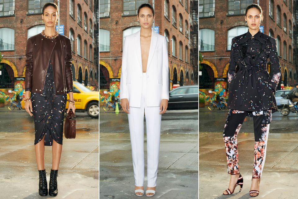 Riccardo Tisci: Klare Schnitte und Farben: Tiscis aktuelle Kollektion für das Pariser Luxushaus Givenchy ist minimalistisch und glamourös Klare Schnitte und Farben: Tiscis aktuelle Kollektion für das Pariser Luxushaus Givenchy ist minimalistisch und glamourös
