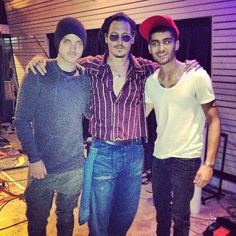 Alexander DeLeon, Johnny Depp, Zayn Malik