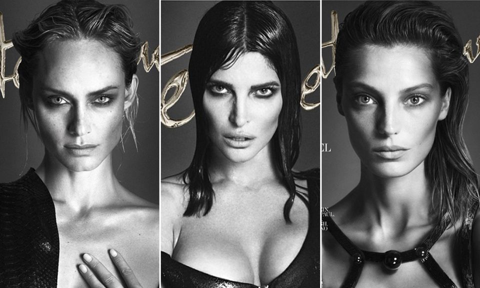 Amber Valetta, Stephanie Seymour und Daria Werbowy gehören zu den sieben Schönheiten, die das Cover der Septemberausgabe zieren. Amber Valetta, Stephanie Seymour und Daria Werbowy gehören zu den sieben Schönheiten, die das Cover der Septemberausgabe zieren.