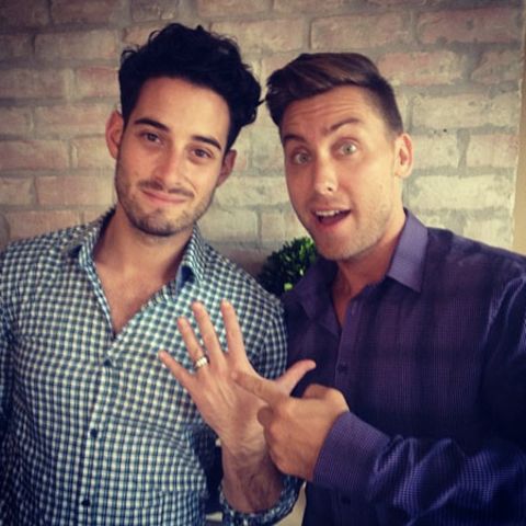 Michael Turchin und Lance Bass