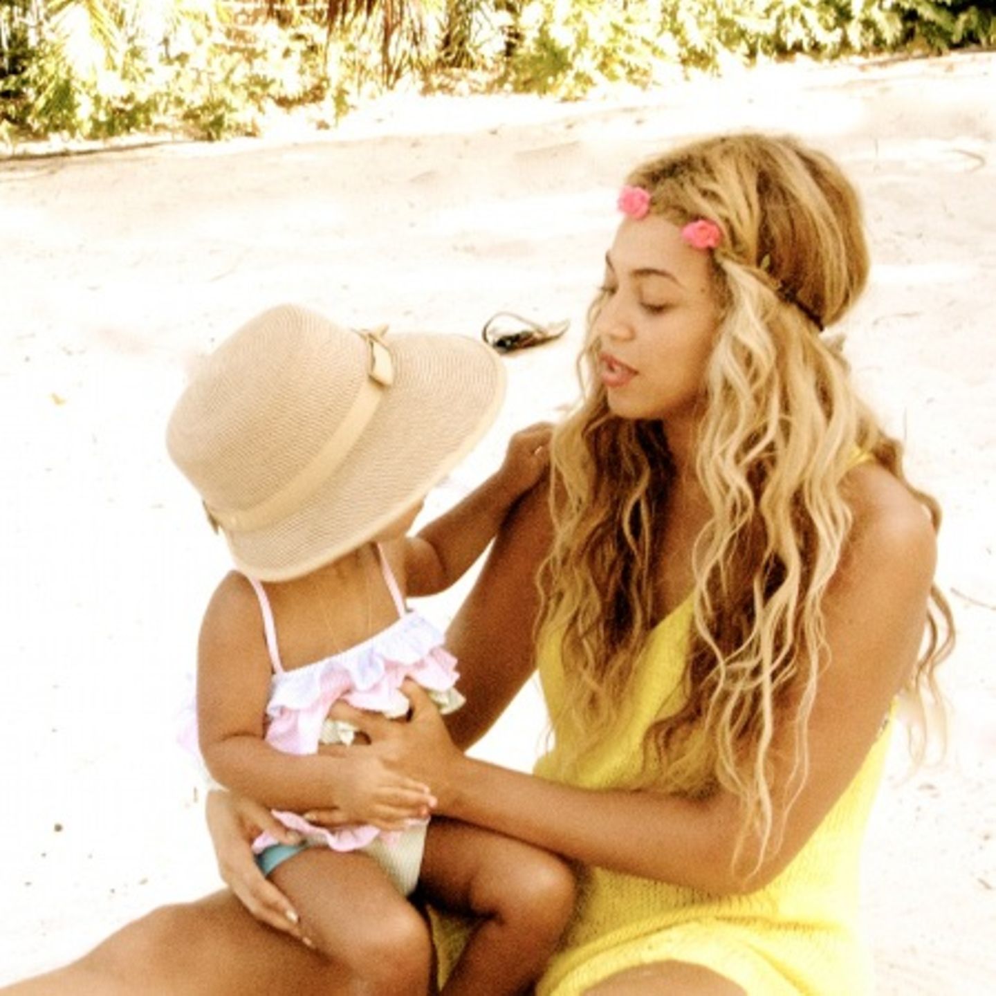 Beyoncé Knowles und Blue Ivy