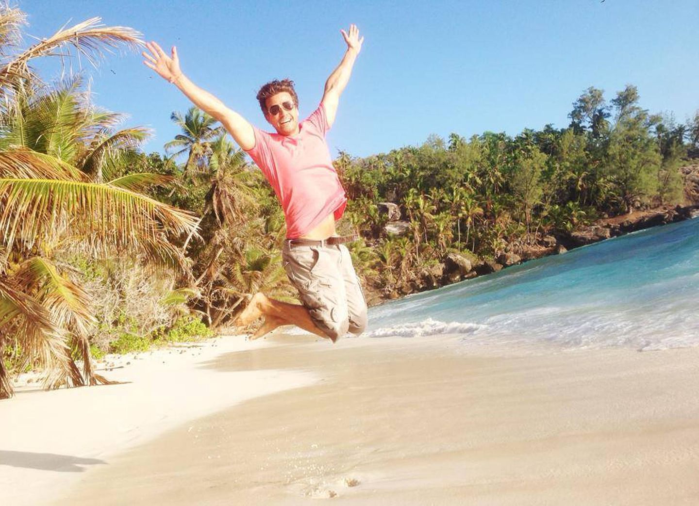 Wayne Carpendale freut sich über die Flitterwochen auf den Seychellen.