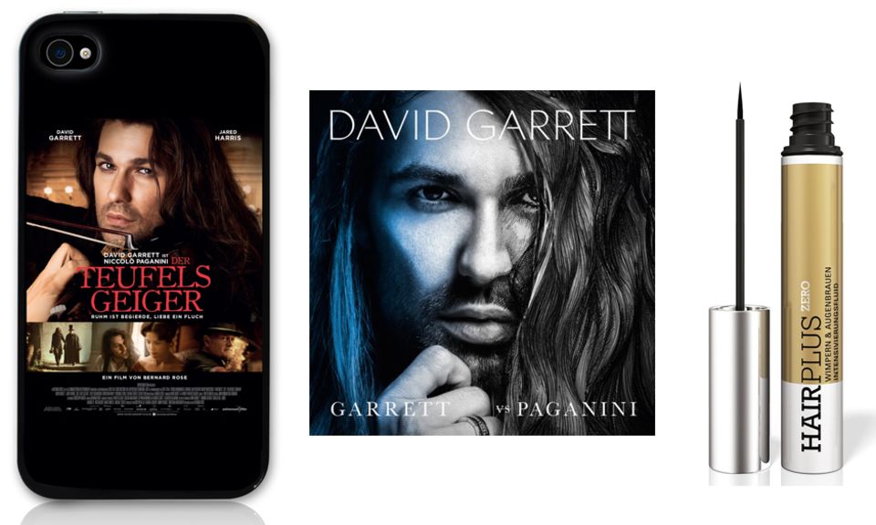 In den Fanpaketen enhalten: Drei tolle iPod-Hüllen zum Film, David Garretts neues Album "Garrett vs. Paganini" und das Intensivierungsfluid für Augenbrauen und Wimpern von "Hairplus Zero".
