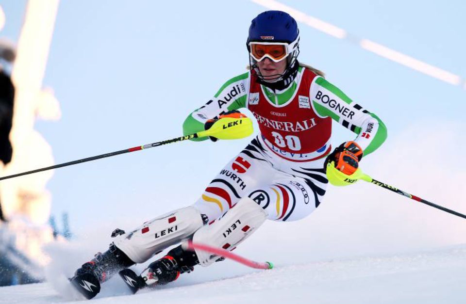 Susanne Riesch: Susanne Riesch bei ihrem Comeback-Lauf in Levi. Susanne Riesch bei ihrem Comeback-Lauf in Levi.