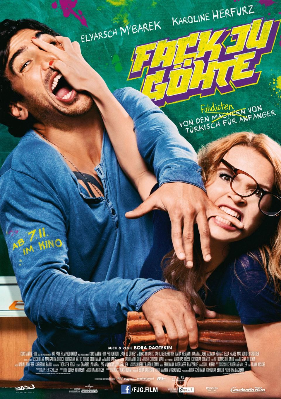 Elyas M'Barek: Sensation: Nach drei Wochen hat "Fack ju Göhte" schon über drei Millionen Zuschauer. Sensation: Nach drei Wochen hat "Fack ju Göhte" schon über drei Millionen Zuschauer.