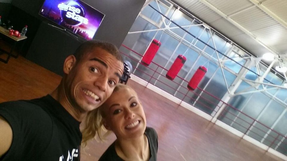 Madonna: Brahim Zaibat und seine Tanzpartnerin Katrina Patchett Brahim Zaibat und seine Tanzpartnerin Katrina Patchett