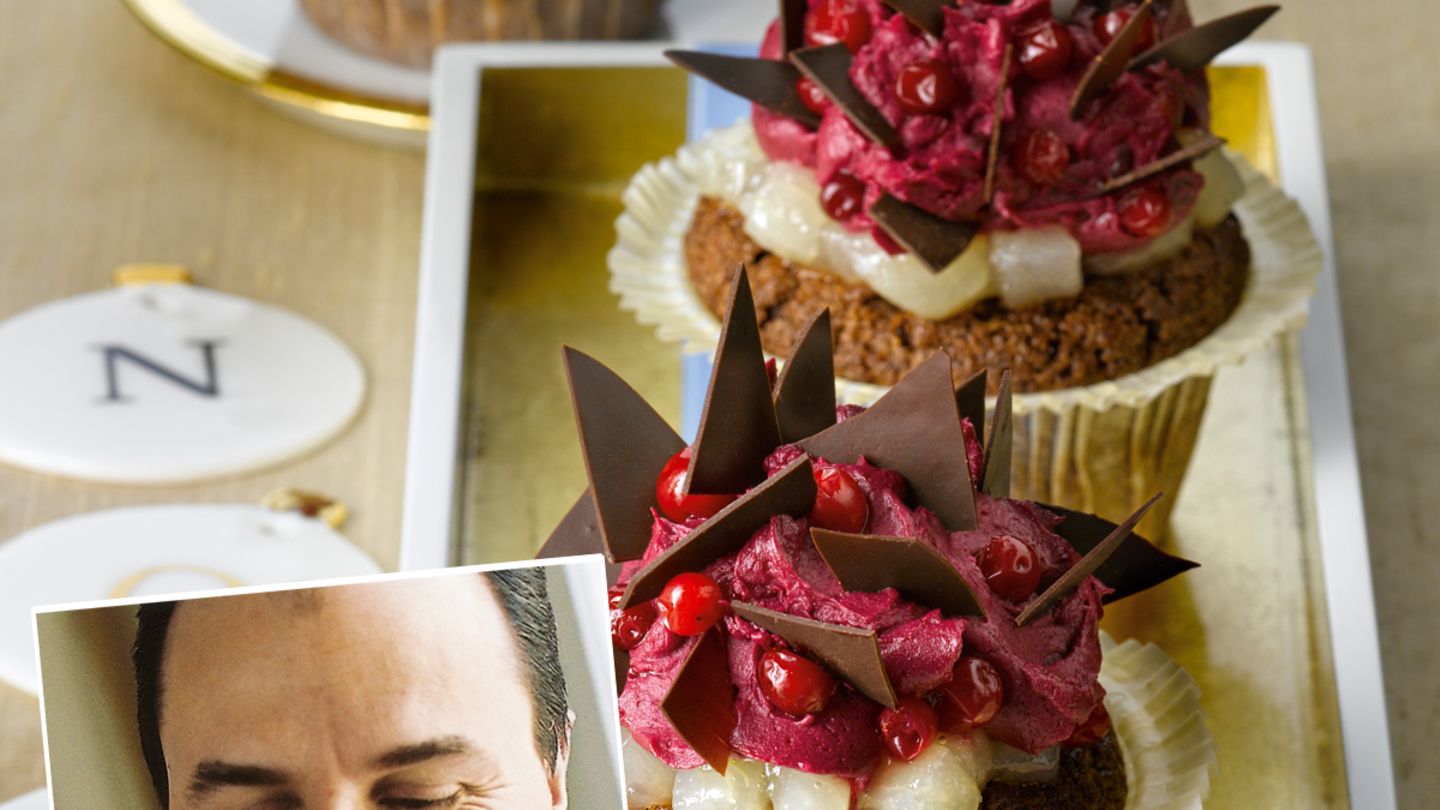 WeihnachtsDessert Johann Lafers beerigschokoladige Nachspeise GALA.de