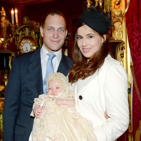 Lord Frederick Windsor mit Tochter Maud und Ehefrau Sophie Winkleman