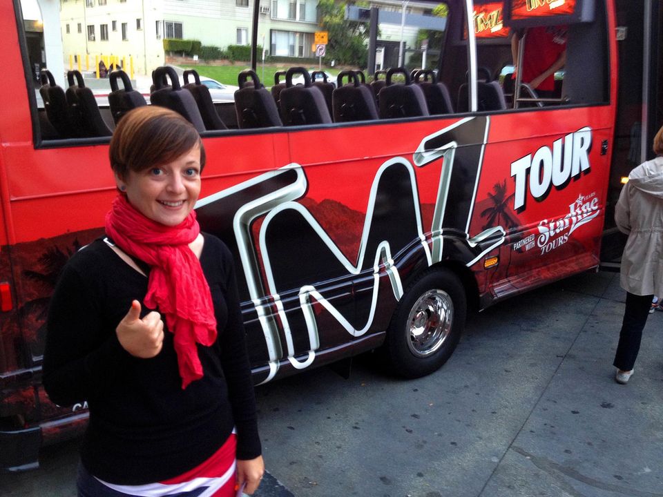 Gala.de-Mitarbeiterin Ines Weißbach hat bei der "TMZ"-Tour Star-Geschichten gehört, die sie noch nicht kannte.