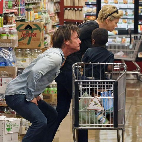 Sean Penn, Charlize und Jackson Theron