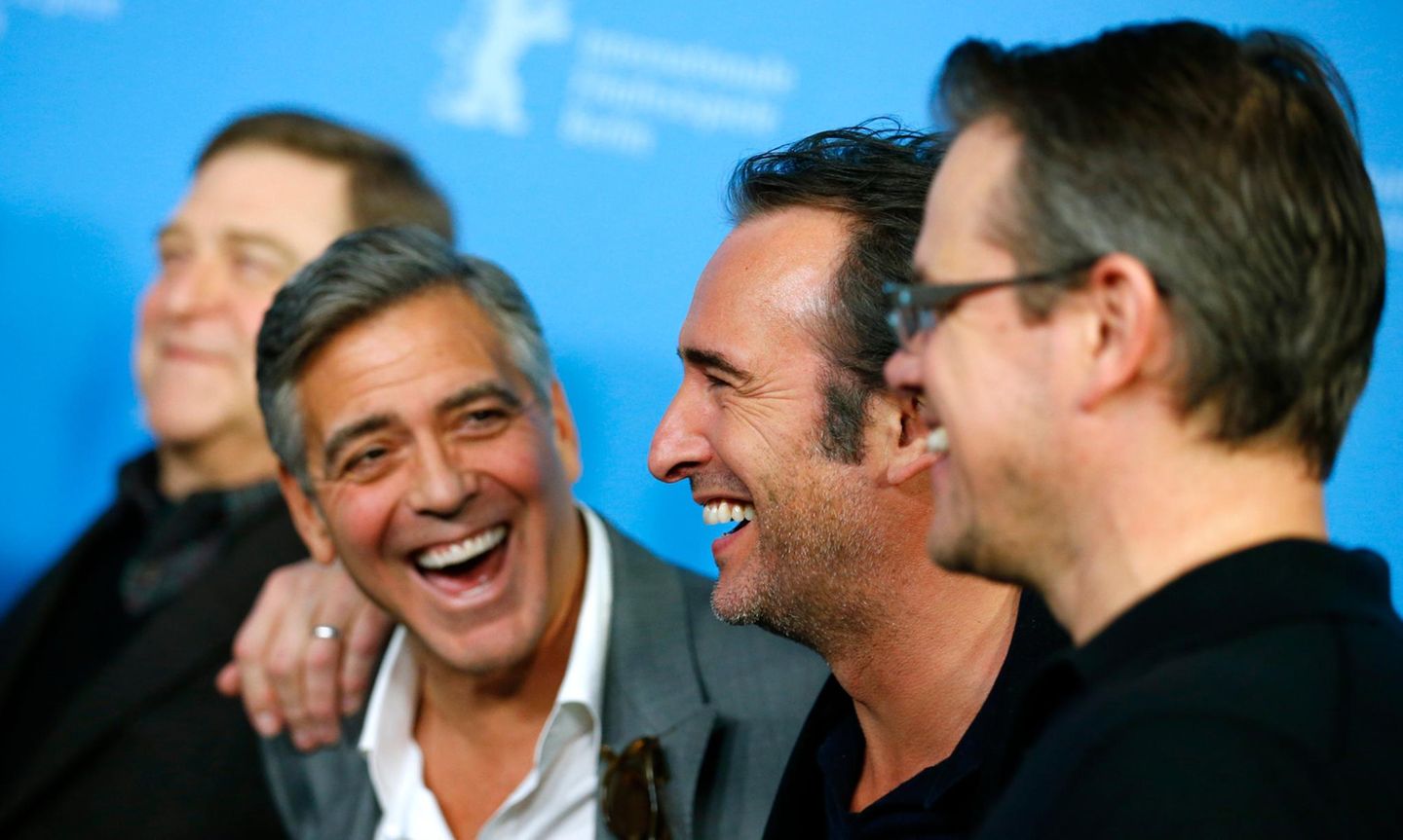 John Goodman, George Clooney, Jean Dujardin, Matt Damon