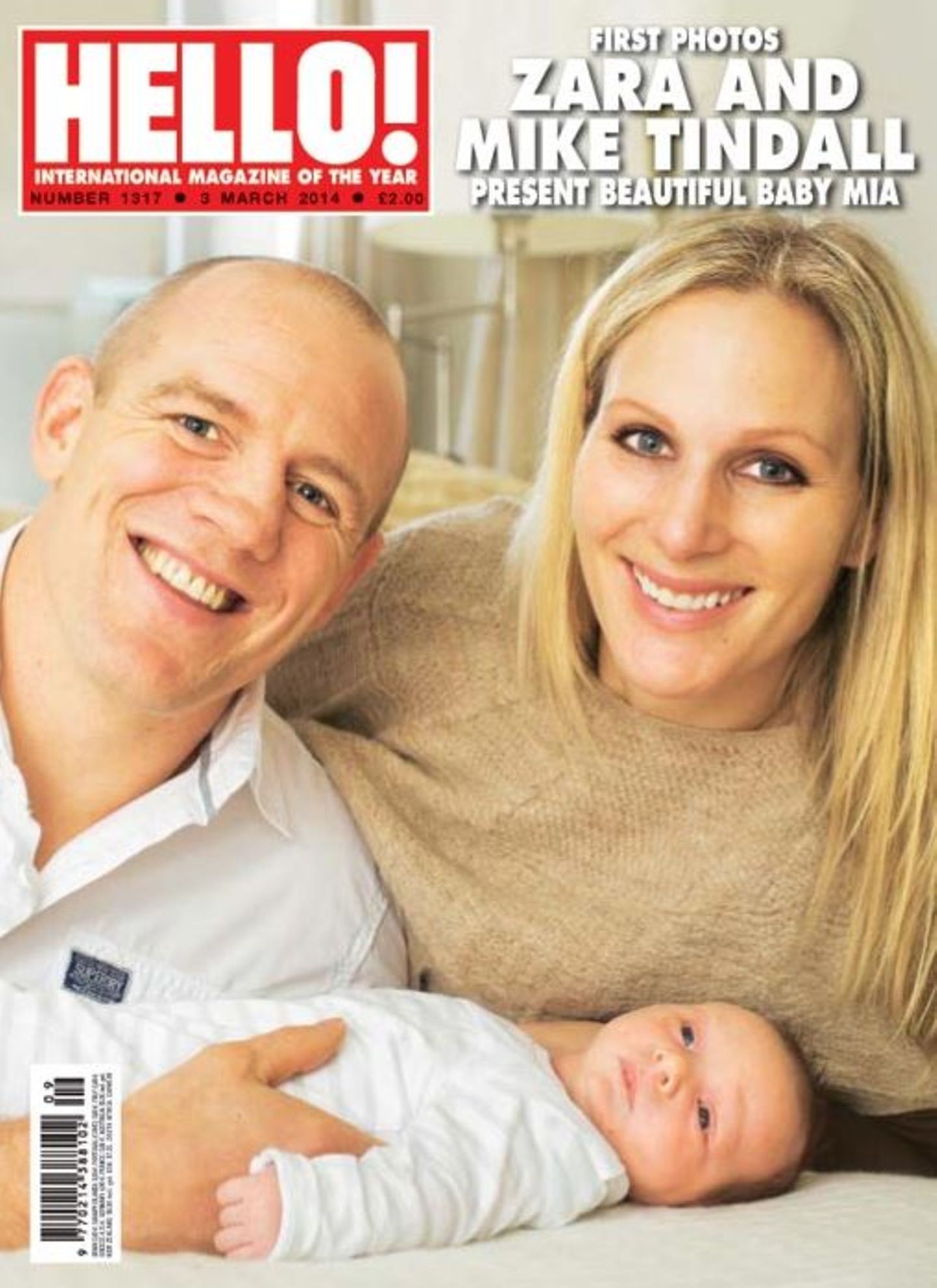 Mike Tindall und Zara Phillips mit Mia