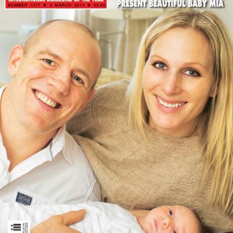 Mike Tindall und Zara Phillips mit Mia