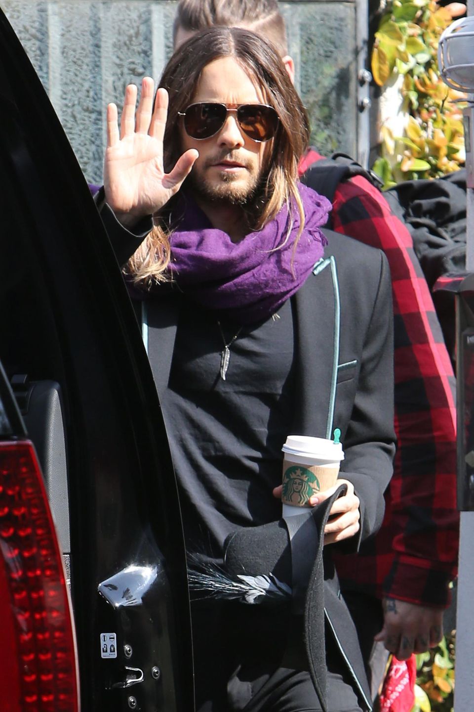 Jared Leto ist am Tag nach den Oscars schon früh unterwegs.