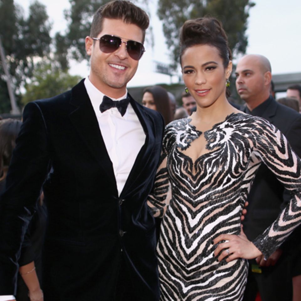 Robin Thicke + Paula Patton Robin Thicke + Paula Patton