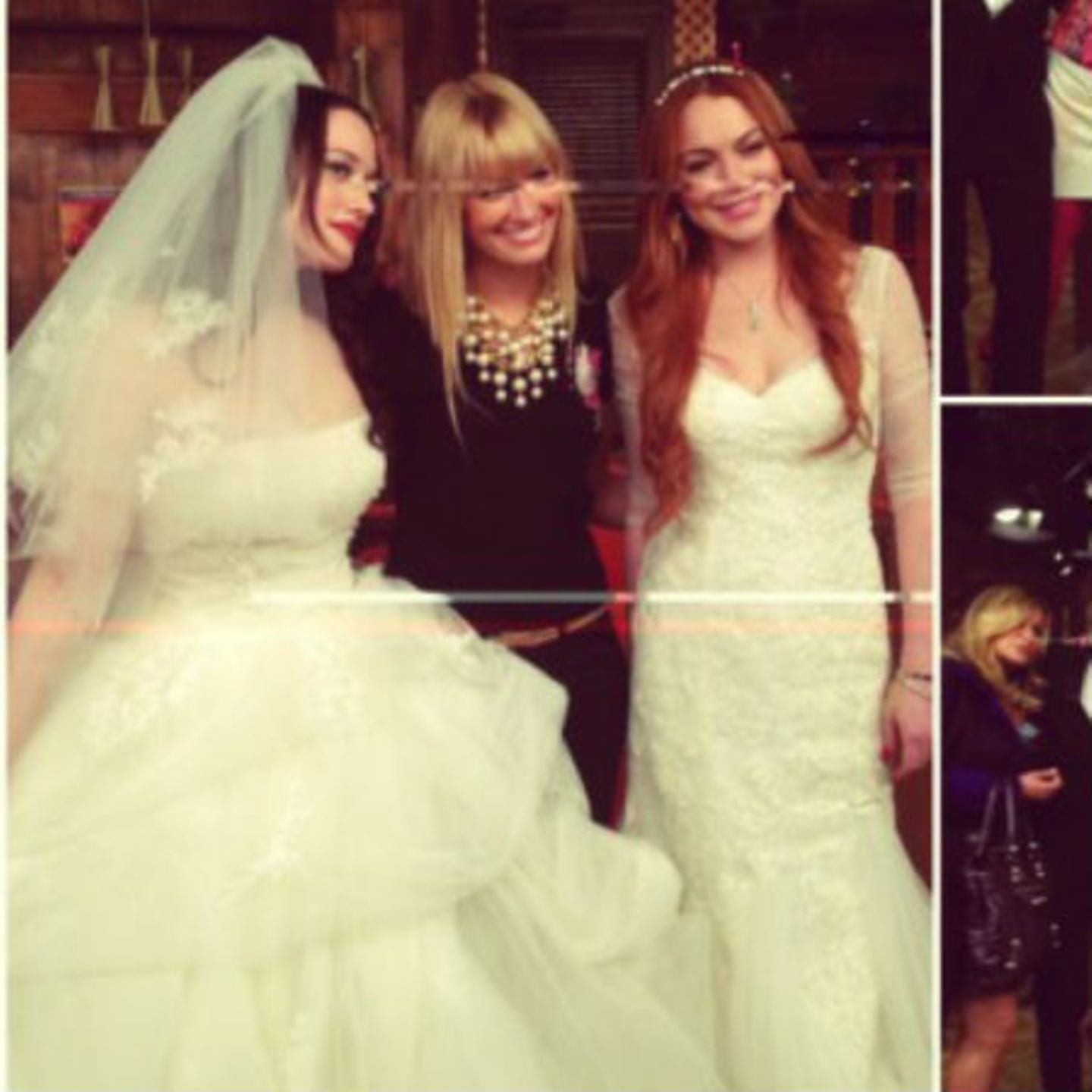 Lindsay Lohan Hochzeit Am Set Von 2 Broke Girls Gala De