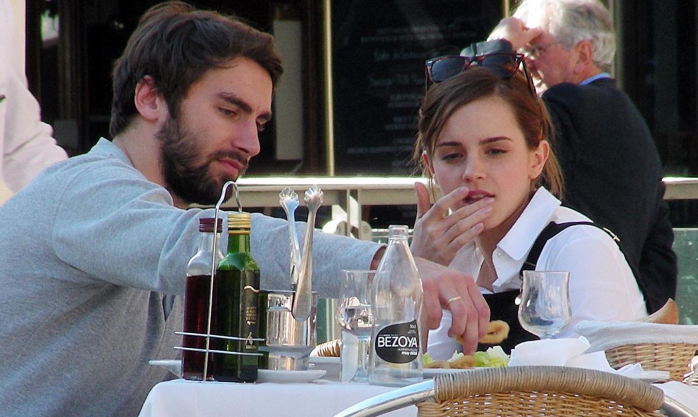Matthew Janney und Emma Watson gemeinsam in Madrid.