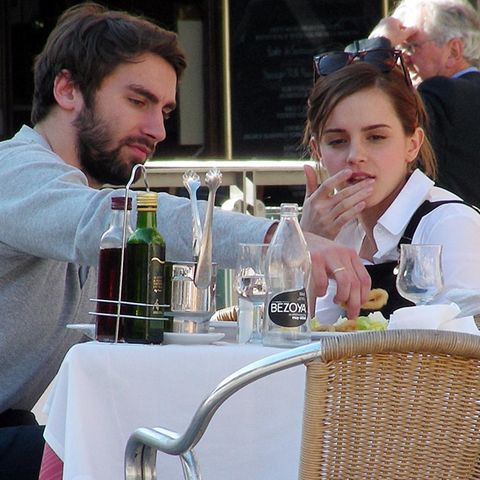 Matthew Janney und Emma Watson gemeinsam in Madrid.