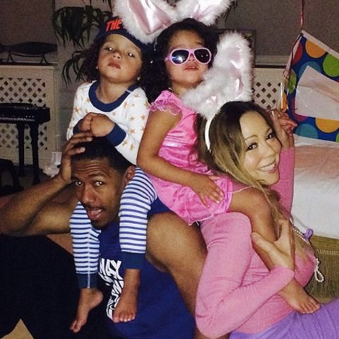 Mariah Carey mit der Familie