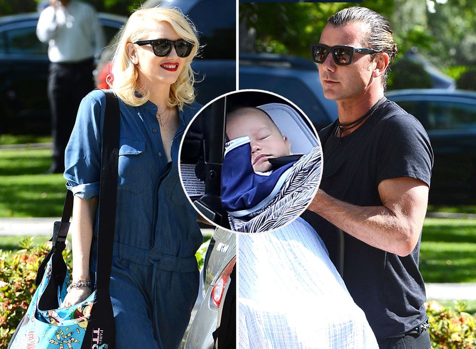 Gwen Stefani, Gavin Rossdale und ihr Sohn Apollo