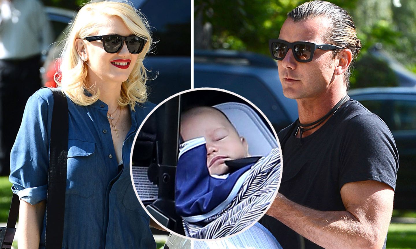 Gwen Stefani, Gavin Rossdale und ihr Sohn Apollo