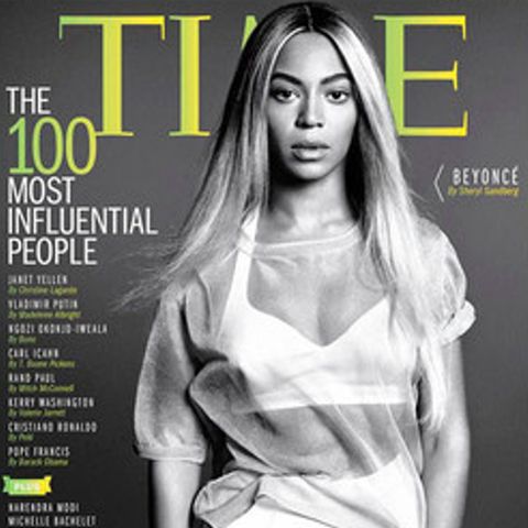 Beyoncé auf dem Cover des Magazins "Time".
