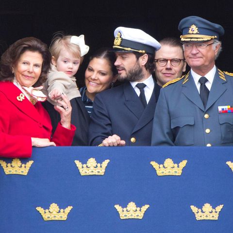 Königin Silvia, Prinzessin Estelle, Prinzessin Victoria, Prinz Car Philip, Prinz Daniel, König Carl Gustaf