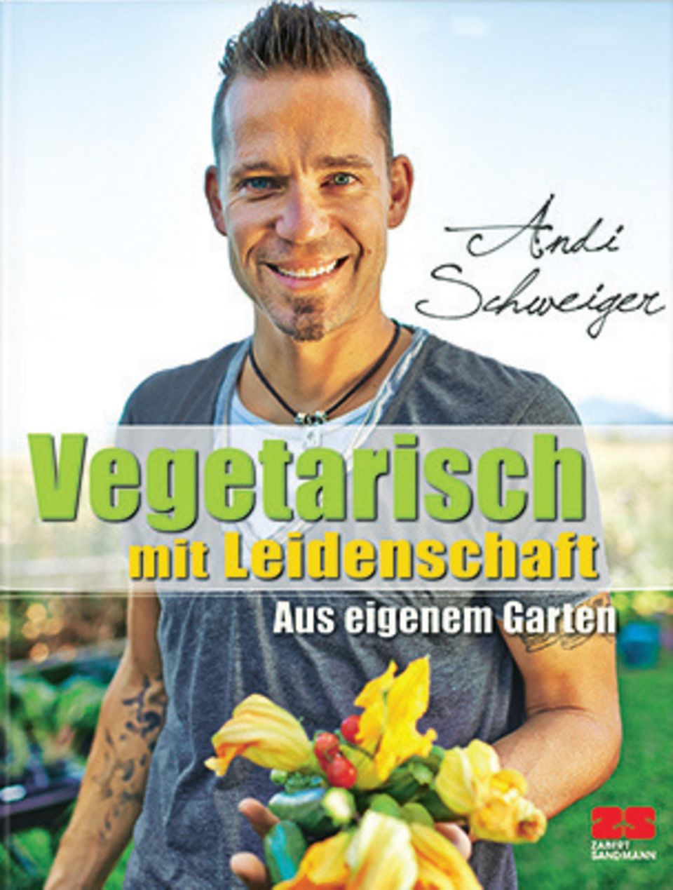 Tortellini: Der Münchner Sternekoch und Hobbygärtner Andi Schweiger setzt auf vegetarische Küche aus dem eigenen Garten: Neben 130 außergewöhnlichen Kreationen wie Millefeuille von Kohlrabi und Kapstachelbeeren oder Auberginen- Polenta-Strudel gibt es ausführliche Warenkunden und Tipps. ("Vegetarisch mit Leidenschaft", Zabert Sandmann Verlag, 156 S., 24,95 Euro) Der Münchner Sternekoch und Hobbygärtner Andi Schweiger setzt auf vegetarische Küche aus dem eigenen Garten: Neben 130 außergewöhnlichen Kreationen wie Millefeuille von Kohlrabi und Kapstachelbeeren oder Auberginen- Polenta-Strudel gibt es ausführliche Warenkunden und Tipps. ("Vegetarisch mit Leidenschaft", Zabert Sandmann Verlag, 156 S., 24,95 Euro)