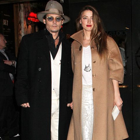 Johnny Depp + Amber Heard