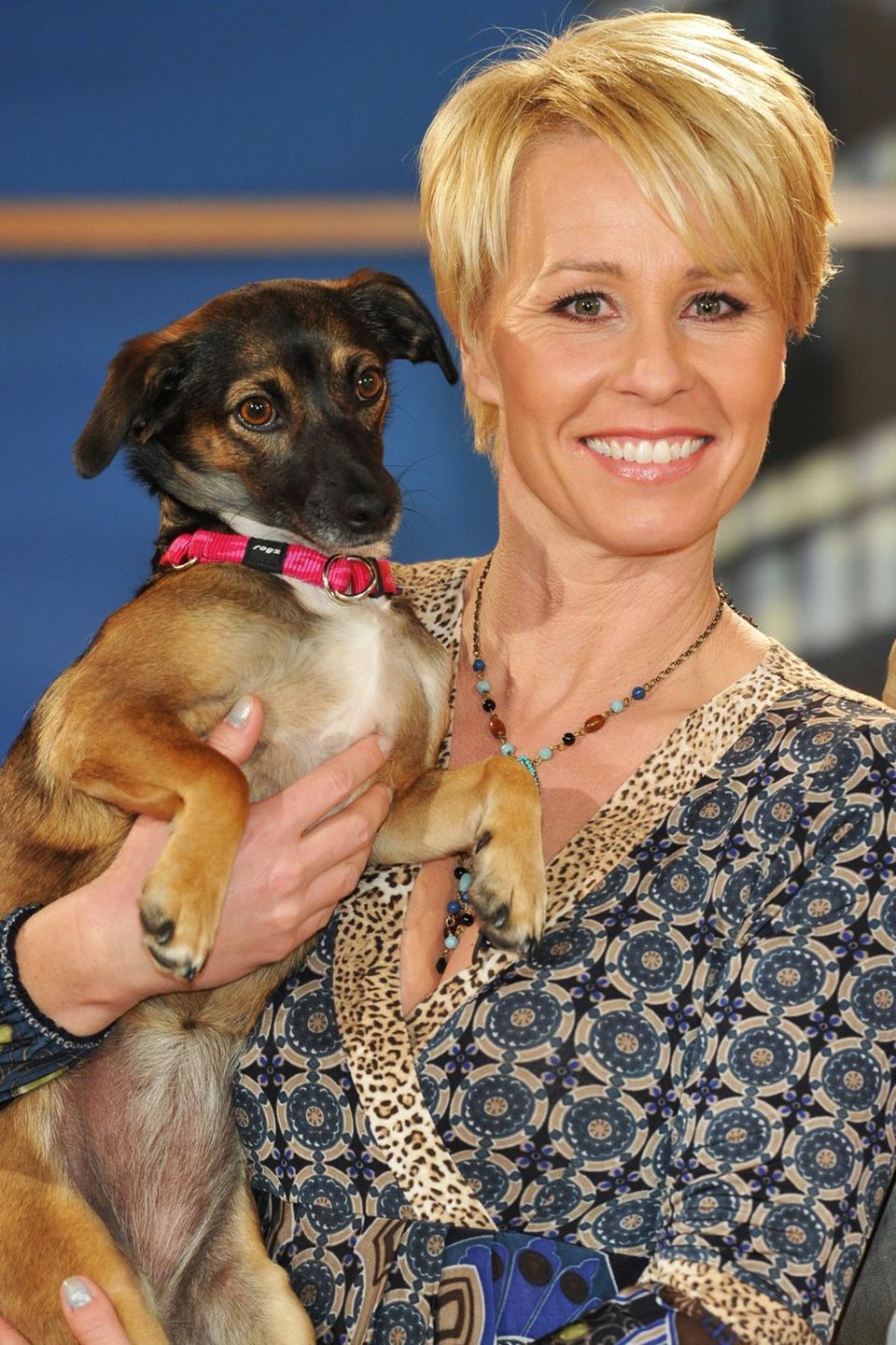 Sonja Zietlow mit ihrem Hund Lila